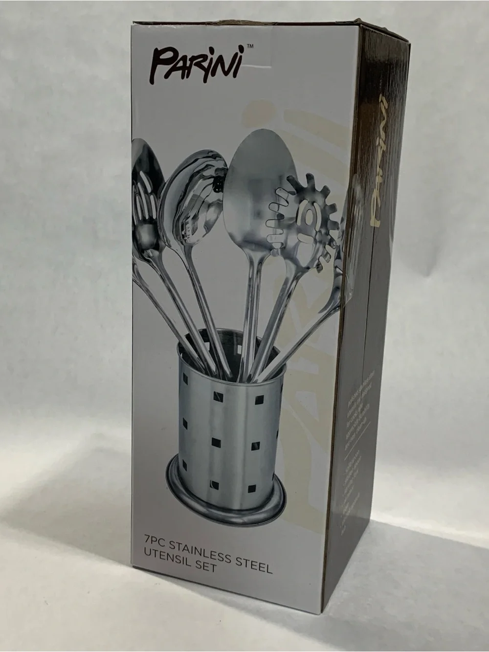 Stainless Steel 7-Piece Utensil Set - Silver